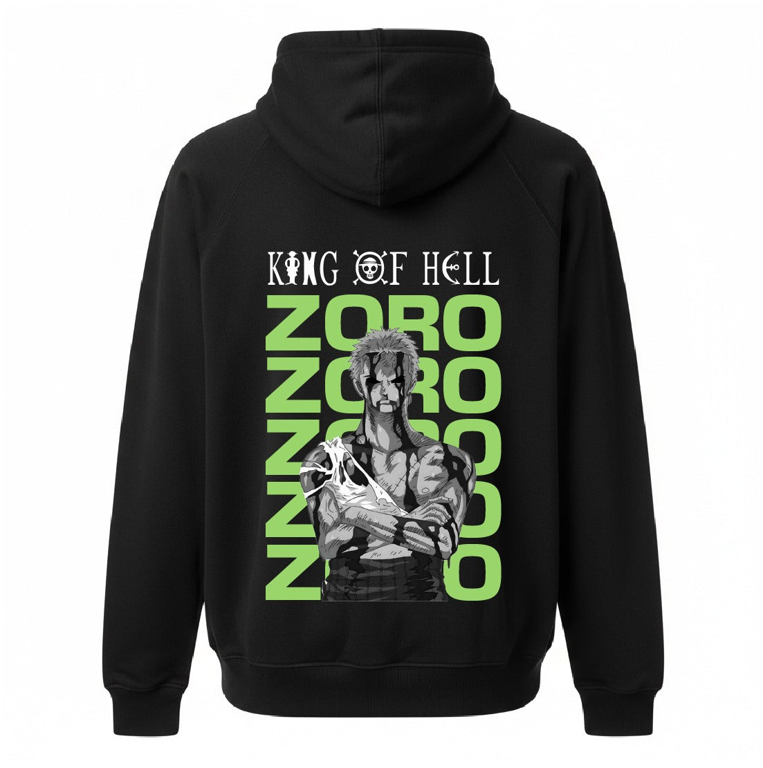 Zoro “King of Hell” Anime Hoodie / Sweatshirt