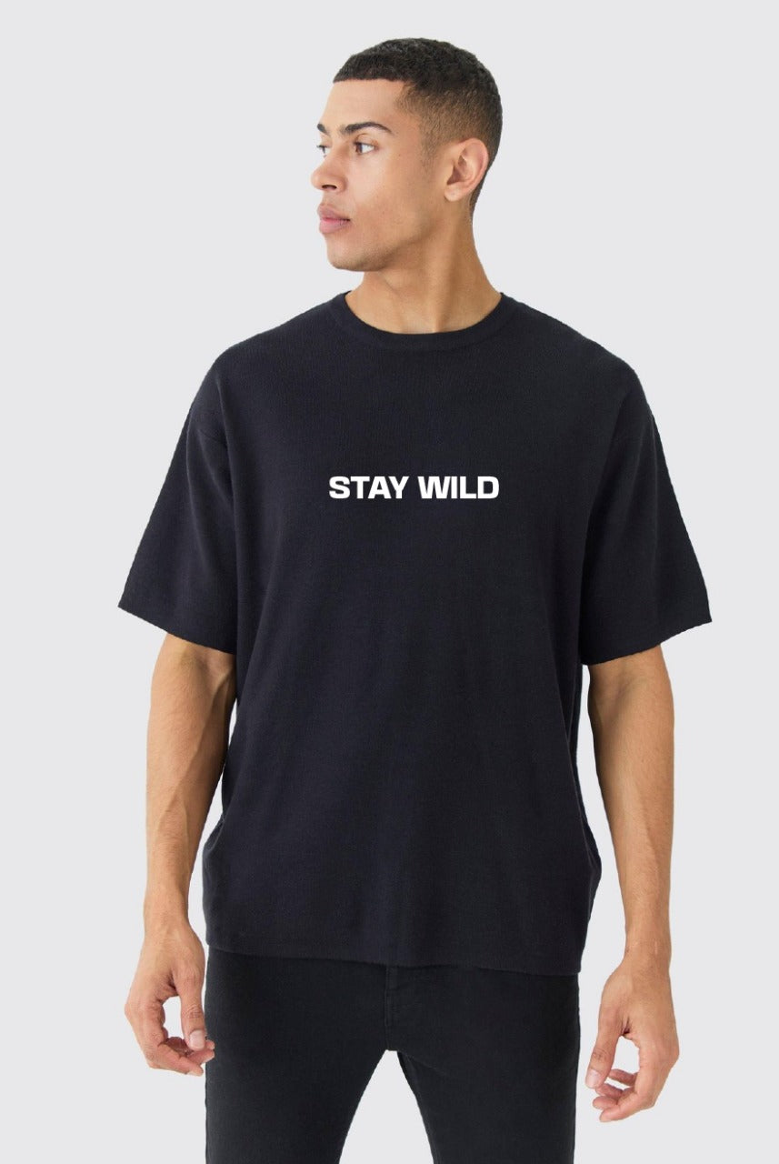 Wildness Panda Streetwear Oversized T-Shirt