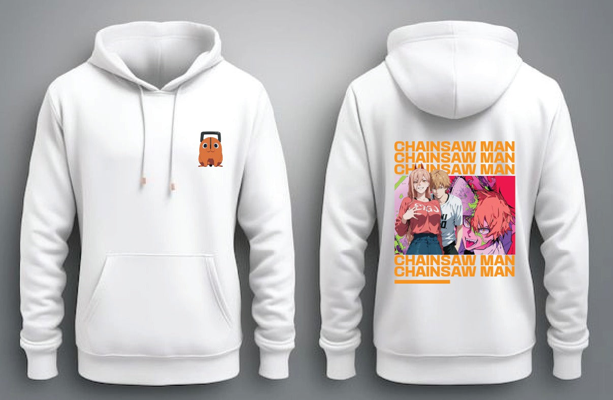 Chainsaw Man Hoodie – Anime Graphic Pullover
