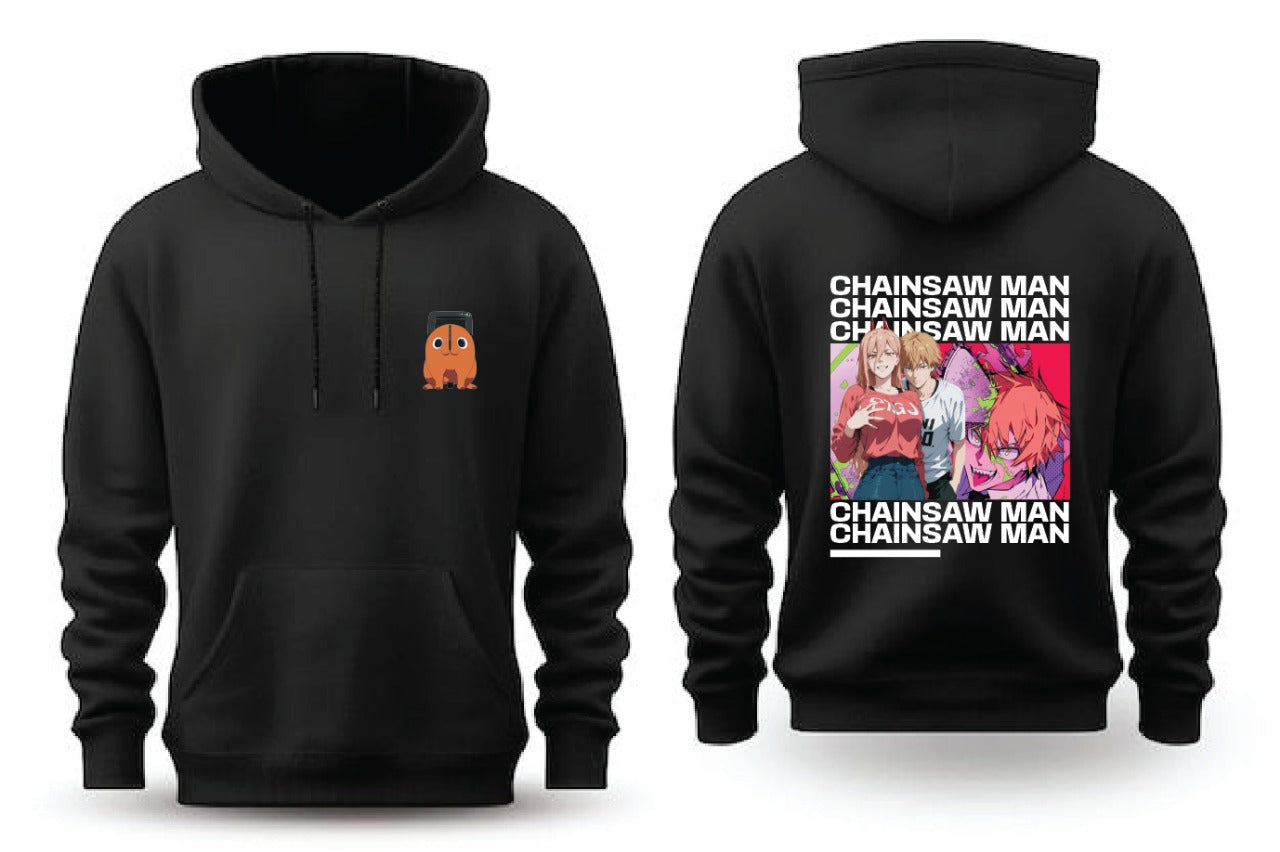 Chainsaw Man Hoodie – Anime Graphic Pullover