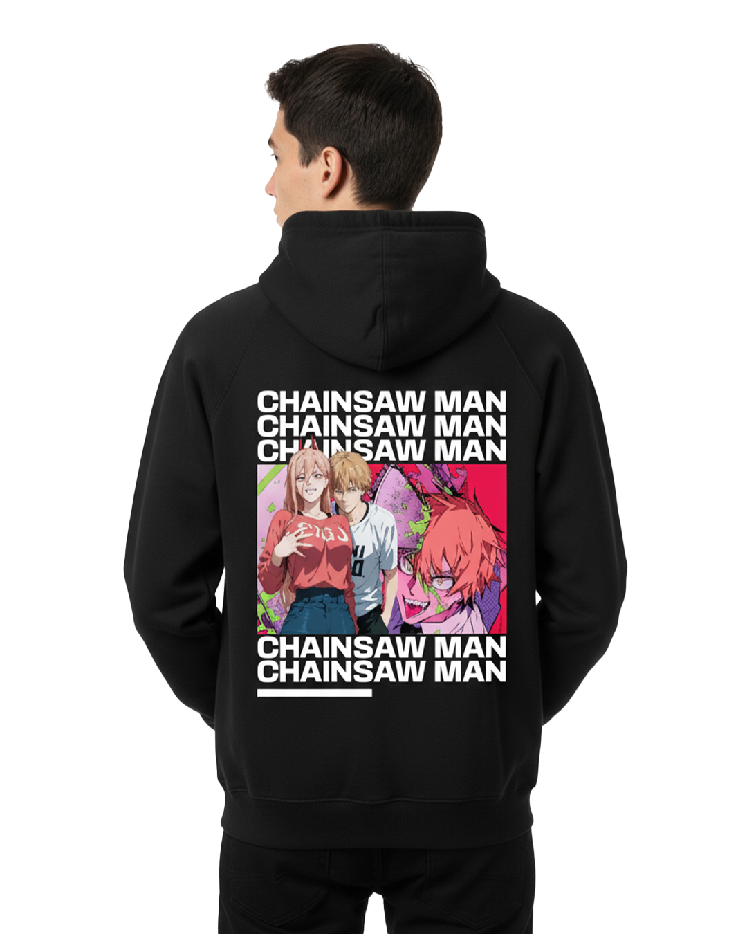 Chainsaw Man Hoodie – Anime Graphic Pullover